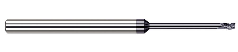 Picture of Harvey Tool 35502-C3 .109 Dia Carbide Stb FL 12x RCH EM, AlTiN End Mill Standard Flute Standard Helix Carbide AlTiN Single End Square Sharp
